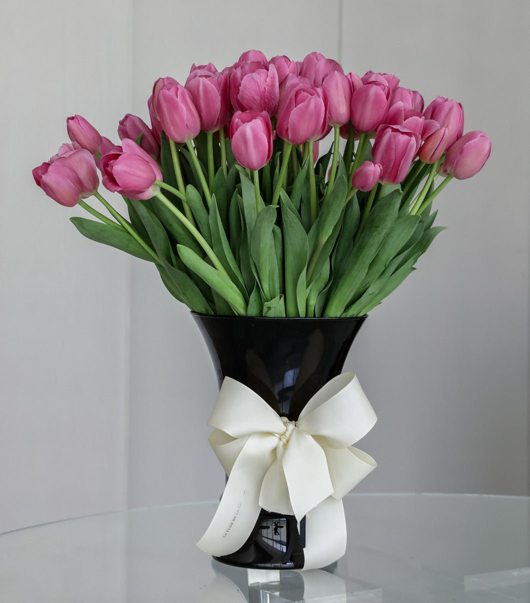 Arreglo con 50 tulipanes Lila